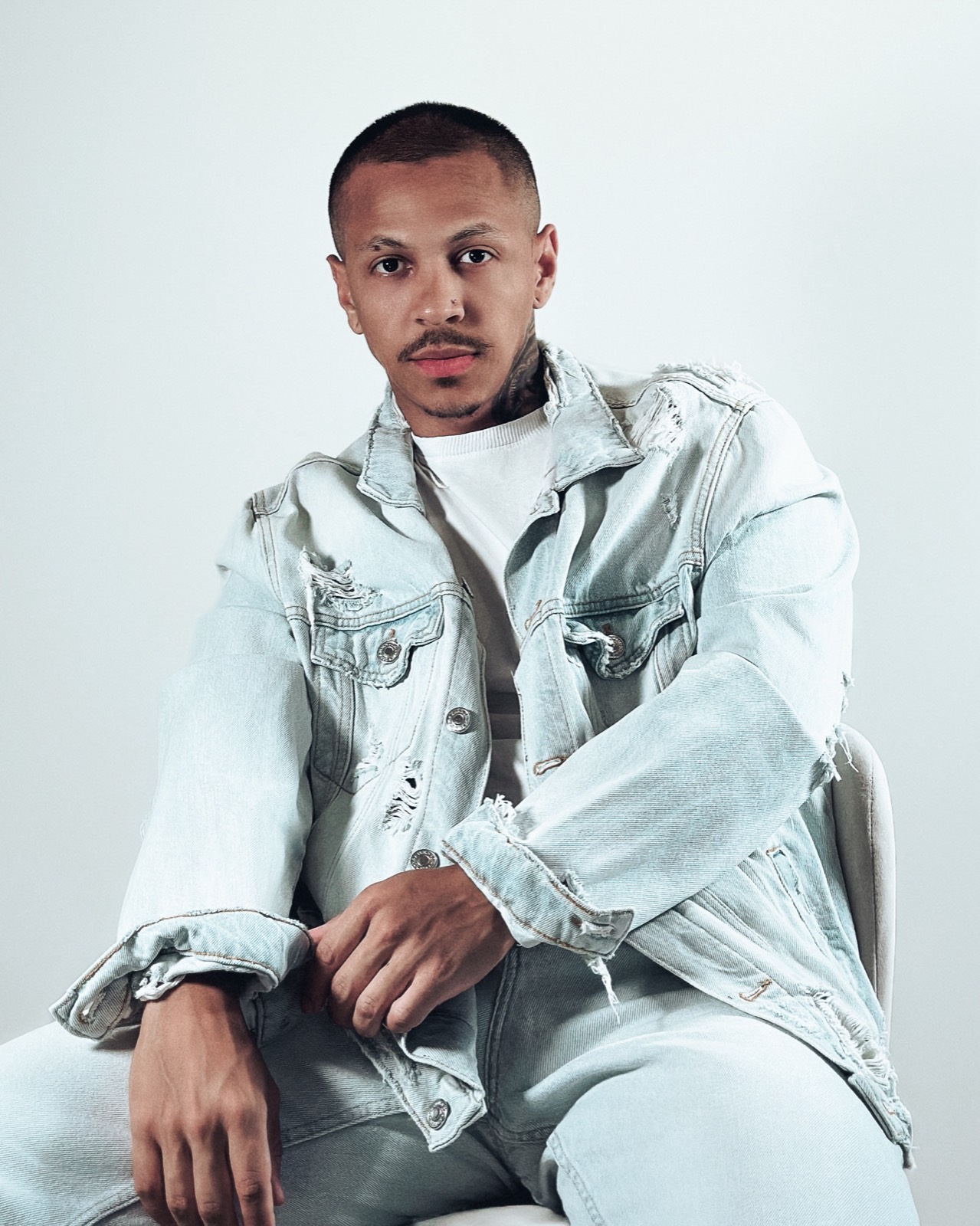 Aldo Moreno in an editorial studio portrait
